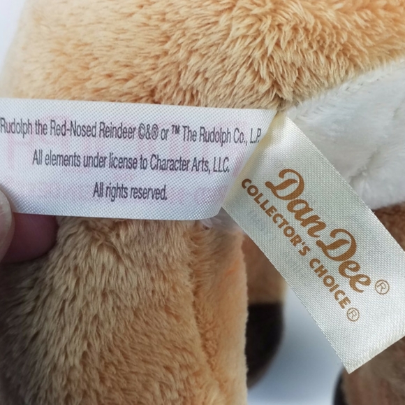 Dan Dee Collectors Choice Stuffed Clarice Plush-Rudolph The Red Nose Reindeer - Picture 9 of 10